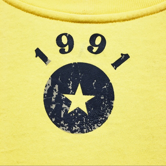 🔴SOLD ARMANI EXCHANGE A|X Men’s T-Shirt Yellow XS - Picture 5 of 7